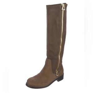 Jimmy Choo suede riding boots — size 38 — made in Italy